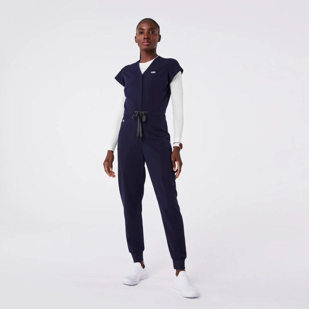 Figs navy blue jumpsuit xs bnwt